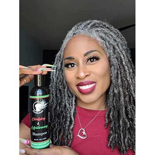 Loclicious Moisturizing Conditioner for Locs, Two-strand Twist, Braids and Natural Hair - 8oz - Lightweight, Residue and Build-Up Free - All Hair Types - Organic Ingredients - Made in USA