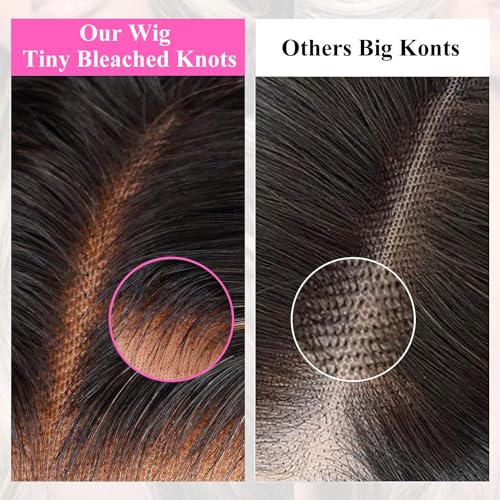 Highlight 13x6 Body Wave Lace Front Wig Human Hair 26 Inch 1B/30 HD Transparent Lace Frontal Wig for Women Ombre Lace Front Wig Pre Plucked with Baby Hair 180% Density