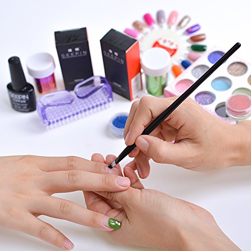 hupos Handle Grip Nail Brush, Fingernail Scrub Cleaning Brushes for Toes and Nails Cleaner, Pedicure Brushes for Men and Women 4 Pack