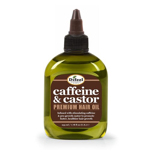 Difeel Caffeine & Castor Shampoo, Conditioner and Hair Growth Oil Set - with Shampoo, Conditioner, and Hair Oil