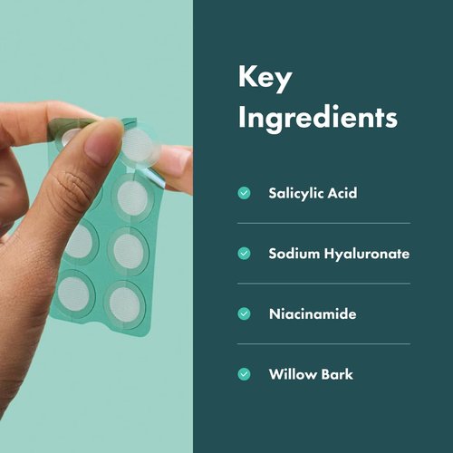 Mighty Patch Micropoint Large Hydrocolloid Pimple Patches for Face Blemishes from Hero Cosmetics, Acne Stickers for Early Stage Zits & Hidden Pimples, 395 Proprietary Micropoints, 8 Count (Pack of 2)