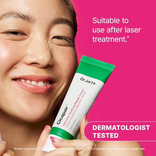 Dr.Jart+ Cicapair Sensitive Skin Korean Face Moisturizer for Redness and Barrier Repair with Centella Asiatica | Korean Skin Care