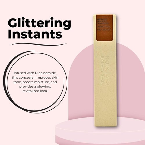 Haus Labs Triclone Skin Tech Hydrating Concealer 43 Medium Deep Golden Yellow Olive Undertones – Brightening, Crease-Resistant, Arnica-Infused