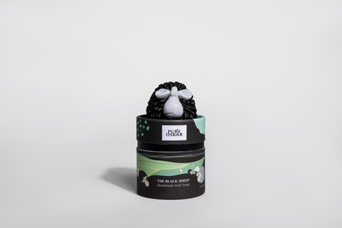 Pure Oskar Handmade Soap Irish Natural Moisturizing Ingredients Black Sheep Cute Quirky Fun Irish Box Gift Made in Ireland