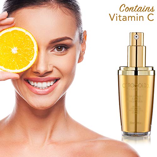 OROGOLD 24K Vitamin C Booster Facial Serum - Anti Aging Facial Serum with Gold - Skin Brightening Serum For Face - 30 Mililiter / 1 Fl. Oz