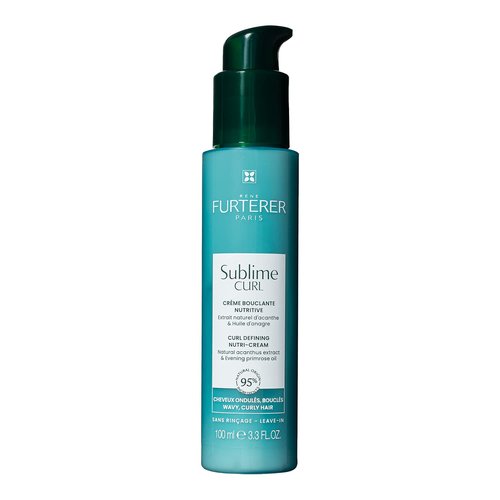 René Furterer SUBLIME CURL Curl Nutri-Activating Cream - For Curly, Wavy Hair - Curl Enhancing Leave-In - Humidity & Frizz Control - 3.3 fl. oz.