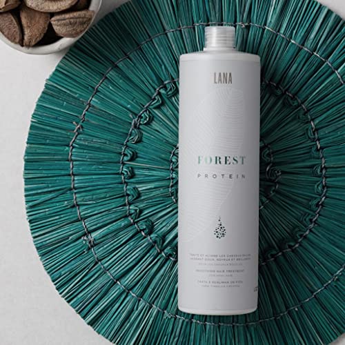 Lana Brasiles Forest Protein Smoothing Treatment For Afro Hair - Intense Shiny Smooth Hair - 1000 ml / 33.8 fl.oz.