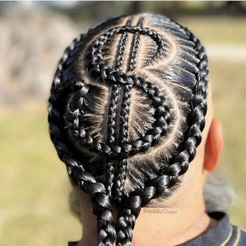 NLW Afro braid Toupee for men Afro curl HD Swiss lace Hair pieces for mens Human hair replacement system 8x10" lace hair prosthesis units wig for black men $ style Braid