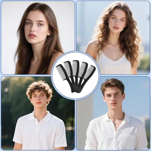 Combs Bulk, Combs Individually Wrapped, Simple And Stylish, Suitable For Hotels, Shelters, Homeless People, Nursing Homes, Charities, Black (30-PACK)