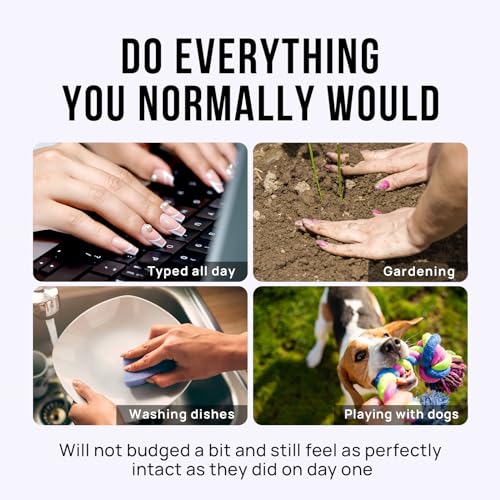 BTArtbox Press On Nails Short - Dark Red Press on Nails, Short Oval Fake Nails with Nail Glue, Fit Perfectly & Natural Reusable Stick on Nails in 16 Sizes Soft Gel Nail Kit, Coffee Bean