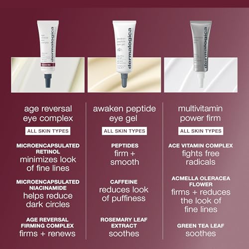 Dermalogica Age Reversal Eye Complex (0.5 Fl Oz) Anti-Aging Retinol Eye Cream - Targets and Reverses Signs of Skin Aging, Wrinkles and Dark Circles