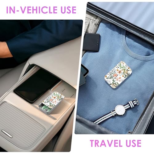 2Pack Travel Floss Picks Case, Refillable Portable Floss Pick Holder and Dispenser, Small Tin Box Containers.