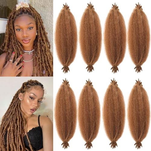 8 Packs Afro Twist Hair 24 Inch Springy Twist Hair For Soft Locs Marley Twist Braiding Hair Twist Extensions (30#£©