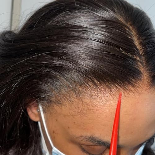 MEODI 13x4 Skinlike HD Lace Frontal Only, Deep Curly Pre-plucked 0.10mm Ultra-thin Invisble HD Lace Human Hair 18 Inch