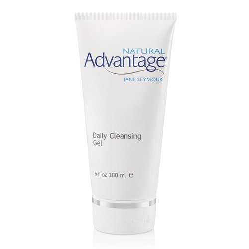 Natural Advantage Daily Cleansing Gel – Gentle Hydrating Wash – Light Fragrance – 6 Ounces by Jane Seymour