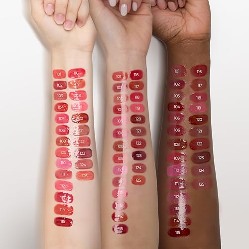 Laka Fruity Glam Tint, Glowing Lip Stain with Wide Color Spectrum, Hydrating & Lightweight Texture, Long-Lasting Bold Stain, Non-Sticky, Vegan, K-Beauty (#123 Unsweet Berry, 4.5g/0.15oz)