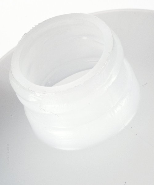 JUVITUS 8 oz / 250 ml Professional Natural Clear Refillable Plastic Squeeze Bottle with Wide Black Disc Cap Lid (12 pack)