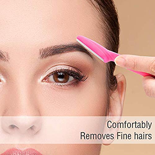 Eyebrow Razor 9 Pack, Precision Facial Hair Trimmer for Women, Eyebrow Shaper Facial Razor for Men