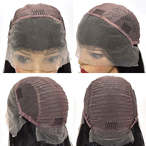 Derun Ombre Curly 13¡¿4 Lace Front Wigs Human Hair Lace Frontal Wig 1B/30 Remy Hair for Black Women (16Inch, 1b/30, 13¡¿4 Lace)
