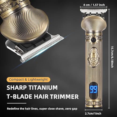 Beard Trimmer for Men, Travel Electric Shavers for Men with Case, Cordless Hair Clipper, Mens Grooming Kit for Mustache Body Nose Face - 180 Mins Shaving, Gifts for Him & Father