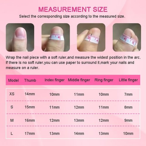 GGddsha 2025 Kawaii Bear Dream Tracks Reusable Handmade PMMA Acrylic Press on Nails w/Box Gifts for Women (Sweet Gummies, M)