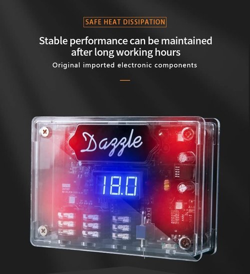 DGT Dazzle Tattoo Machine power Supply (Clear B)