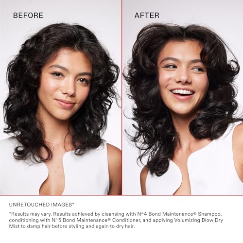 Olaplex Volumizing Blow Dry Mist, Hair Heat Protection, Repairs & Protects Hair for Healthier-Looking Blowouts, Speeds Up Blow Dry Time, Creates Touchably Soft, Shiny Hair, For All Hair Types, 5 fl oz