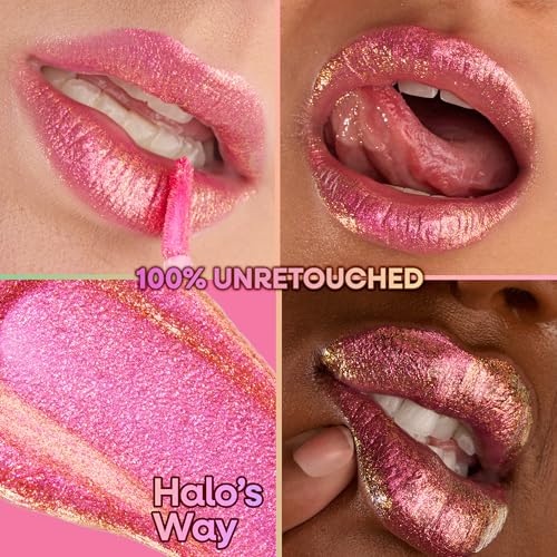 wet n wild Chameleon Chrome Lip Foil, Bold Light-Reflecting Pigments, Multidimensional Shine, Non-Sticky Smooth Formula,Vegan & Cruelty-Free - Halo's Way