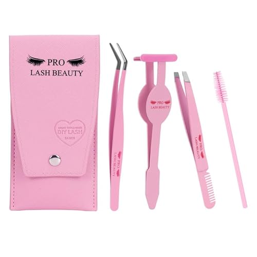 Lash Applicator Tool DIY Eyelash Extension Tweezers Kit Eyelash Applicator Tool (3 pcs)