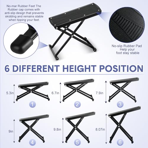 Gisafai 27 Pcs Pedicure Kit Professional Pedicure Tools Pedicure Foot Rest Foot Scrubber Dead Skin Remover Non Slip Pedicure Stand Foot Care Kit for Home Salon Care Men Women Foot Callus Remover
