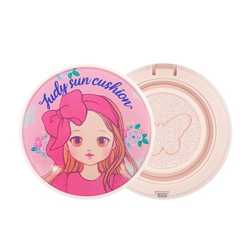 Mineral Sunscreen Cushion SPF+PA++ - Diel Friends Judy Sun Cushion with Zinc, Moringa- Toneup and Cooling effect