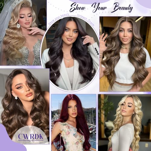 Clip in Hair Extensions Real Human Hair, 22inch 110g, 100% Brazilian Remy Human Hair Clip ins for Women, Double Weft Invisible 8pcs, #4/27 Chocolate Brown to Honey Blonde