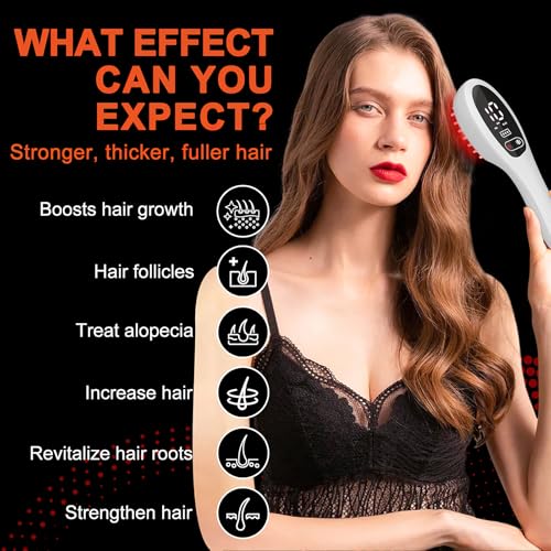 Laser Therapy Hair Growth Comb, Red Light Therapy, Low Level Laser Therapy To Promote Hair Growth in Women and Men