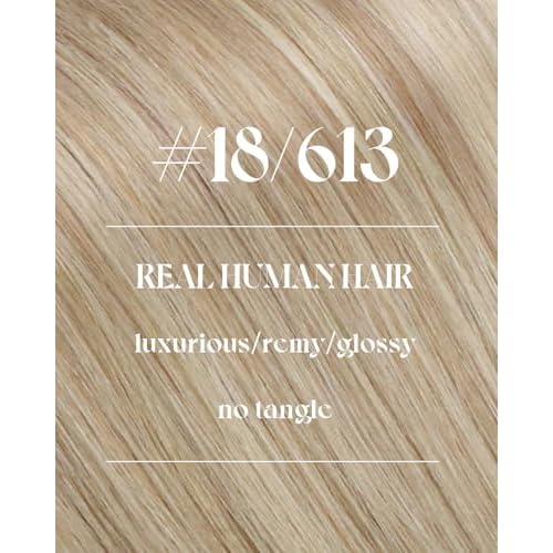 Sunny Hair Human Hair Weft Extensions Blonde Human Hair Extensions Sew in Bundle 20inch Hand Tied Weft Hair Extensions Human Hair Ash Blonde Highlight Bleach Long Hair Extensions Sew in 100g