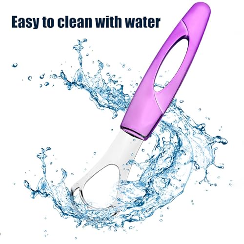 Tongue Cleaner, Tongue Scraper, Tongue Cleanser, Tongue Scraper, Tongue Scraper Cleaner, Helps Fight Bad Breath, Tongue Scrapers (Purple&Blue)