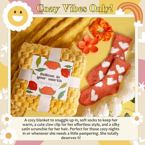 Self Care Gifts for Women, Birthday Gifts, 10pcs Get Well Soon Basket Care Package Thank You Spa Gifts Unique Gifts for Women Her Mom Best Friend Sister Sweet Surprises