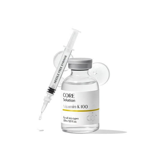 FEEL MATRIGEN Vitamin K 100 Ampoule – Redness & Dark Circle Treatment Serum for Sensitive Skin – 30mL + Needleless Syringe