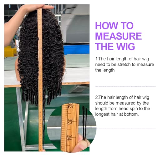 Lemoda 13x6 Full Lace Frontal Wig 180% Density Burmese Curly Wig Human Hair 13x6 HD Transparent Lace Frontal Wigs Pre Plucked 15A Burmese Virgin Human Hair Wigs for Women 22 Inch