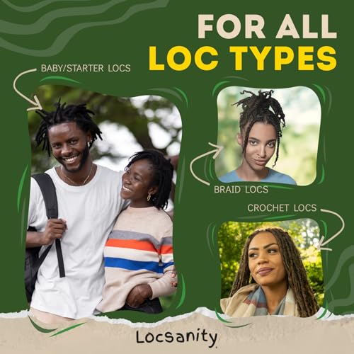Locsanity Daily Moisturizing Spray for Dull, Dry Locs ? Passion Fruit Hair and Scalp Moisturizer for Dreadlocks, Sisterlocks, Microlocks, Braids to Control Oil and Frizz (8 fl oz)
