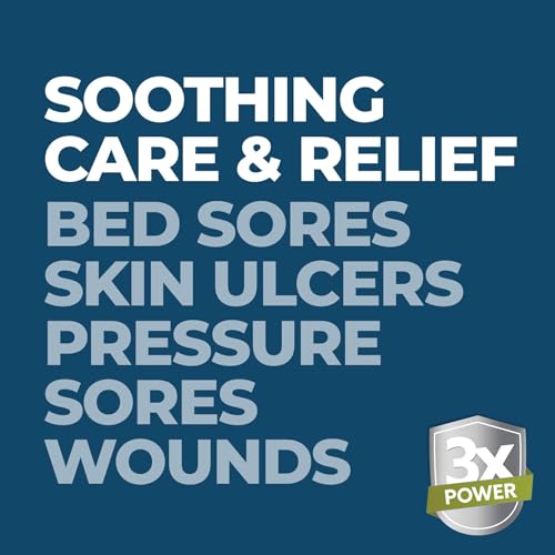 terrasil Bed Sores Treatment Cream & Pressure Sores Cream ? Natural Ingredients for Healing of Bedsores, Ulcers & Wounds, 3X Power for Fast Soothing Relief (3oz)