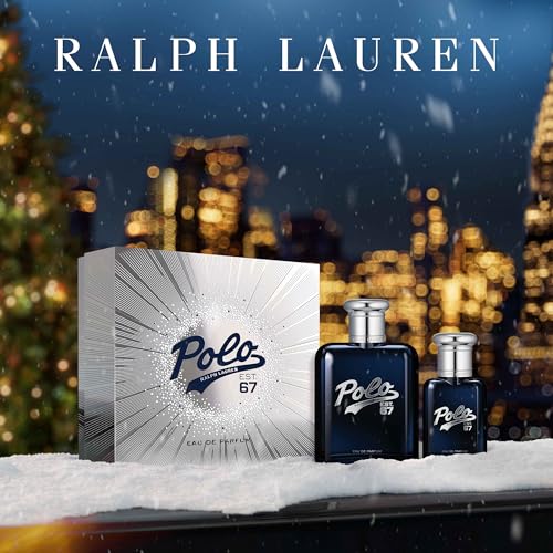 Ralph Lauren - Polo 67 Eau de Parfum - Men's Duo Cologne Set ($95 Value) - Woody & Fruity Scent - Full Size, 4.2 Fl Oz & Travel Size, 1.35 Fl Oz