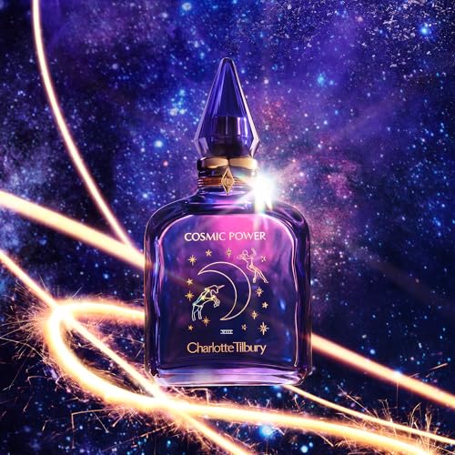 Charlotte Tilbury Cosmic Power Eau De Parfum - Pheromone Enhancing Amber Perfume with Naturally-Derived Oils - Long-Lasting Scent with Notes of Frankincense Accord, Cinnamon & Clove Oil