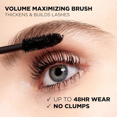 L¡¯Oreal Paris Makeup Voluminous Original Volume Building Waterproof Mascara, Black, 0.28 fl. oz.