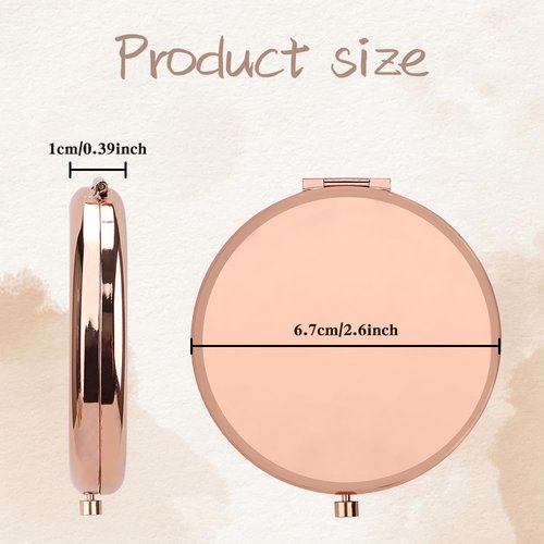 Dealoco Mom Gifts,Mothers Day Thank You Best Birthday Valentines Small Thoughtful Meaningful Engraved Useful Ideas Travel Bonus Unique Practical for Mom from Daughter Son,Makeup Mirror