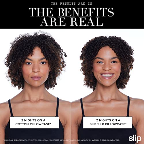slip King Pure Silk Pillow Case - 100% Pure 22 Momme Mulberry Silk- King Size Standard Pillow Case - Anti-BedHead, Anti-Sleep Crease, Navy (20" x 36")