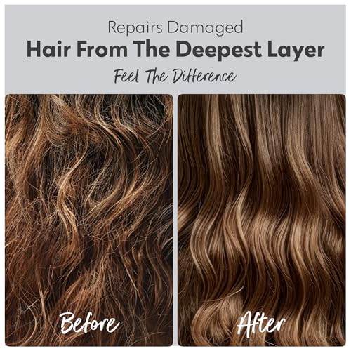 FOUR REASONS Bio-Molecule Repair Hair Mask for Damaged Hair ? Hydrating & Deep Conditioning Hair Mask & Bond Repair Treatment for Dry, Frizzy, or Color Treated Hair ? Vegan & Sulfate-Free, 10.1 Fl Oz