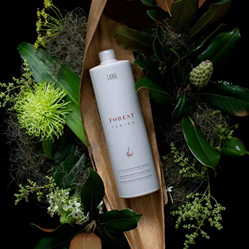 Lana Brasiles Forest Tanino Therapy - Vegan, Straightening, Free of Formaldehyde, Free of Keratin (1000 ml / 33.8 fl.oz.)