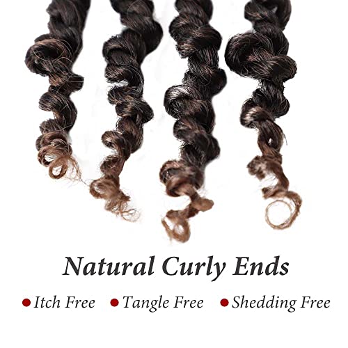 9 Packs Passion Twist Crochet Hair 6 Inch Short Crochet Passion Twist Hair for Black Women Pre Looped Passion Twist Hair Curly Crochet Hair Bohemian Crochet Braids Hair Extensions£¨T30,6 Inch,9 Packs£©