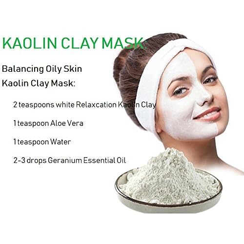 Relaxcation Bulk 5 LB Kaolin White Clay Powder (China Clay) | 100% Natural for Making Mask for Face/Facial, Hair, Body, Soap, Deodorant, Bath Bombs | 5 lbs