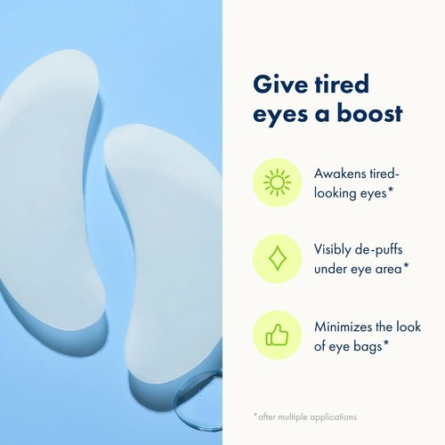 Mighty Patch HERO COSMETICS for Tired Eyes Patches - Soothing Hydrogel Patches - Awakens and Visibly De-puffs Undereyes with Multiple Applications (6 Count) (Pack of 2)
